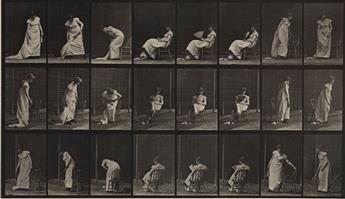 EADWEARD MUYBRIDGE (1830-1904) A group of 3 plates from Animal Locomotion all depicting women, including plates 204, 407, and 518.